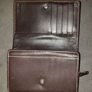 Dark chocolate brown wallet